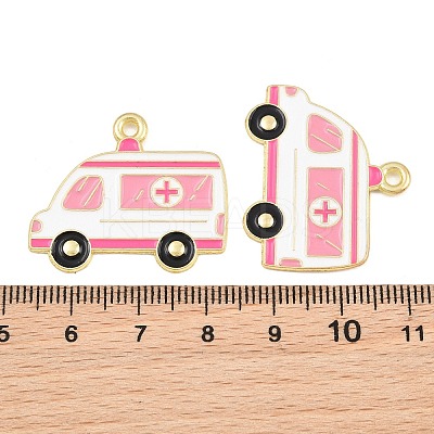 Medical Theme Alloy Enamel Pendants AL-CBA2919-03G-03B-1