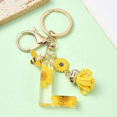 Resin & Alloy Enamel Keychain KEYC-YW00134-12-1