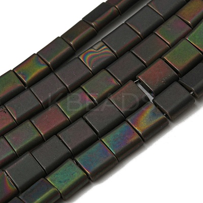 Electroplated Non-magnetic Synthetic Hematite Beads Strands G-C106-A01-06-1