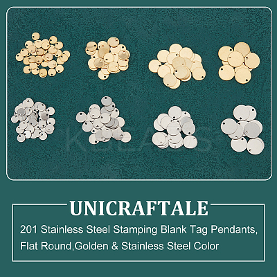 201 Stainless Steel Stamping Blank Tag Pendants STAS-UN0025-97-1