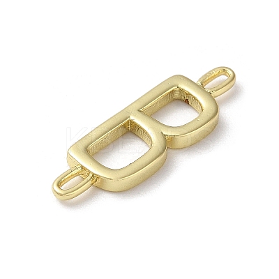 Rack Plating Brass Connector Charms KK-P245-07G-B-1