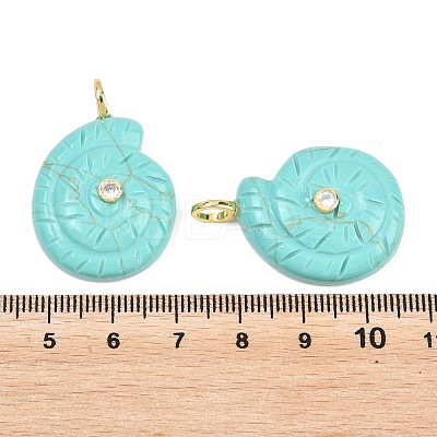 Synthetic Turquoise Pendants G-H353-02G-09-1