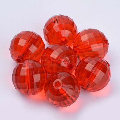 Transparent Acrylic Beads TACR-Q254-14mm-V12-1