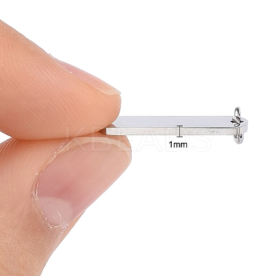 Anti-Tarnish 304 Stainless Steel Pendants STAS-I311-30P-1