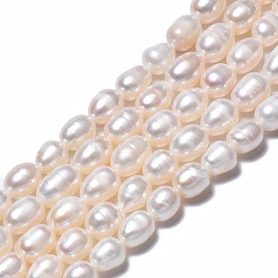 Natural Cultured Freshwater Pearl Beads Strands PEAR-N012-07B-1