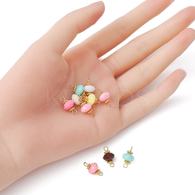 Acrylic Imitation Jelly Connector Charms PALLOY-YW0001-56-1