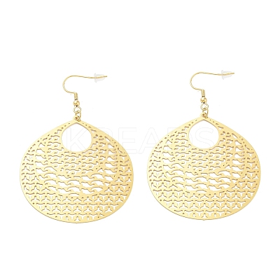 304 Stainless Steel Pendants Earrings EJEW-B042-07G-1