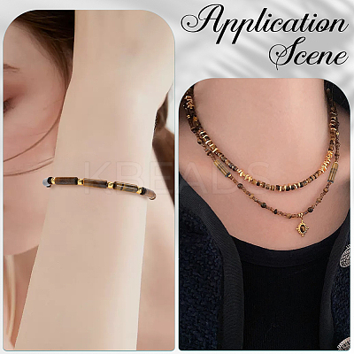 1 Strand Natural Tiger Eye Stone Beads Strands G-PA0002-30-1