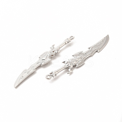 Rack Plating Alloy Big Pendants X-PALLOY-E025-30P-1