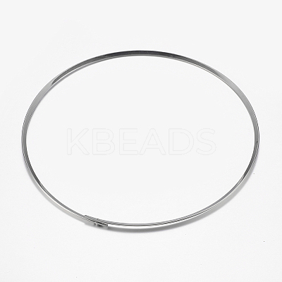 Tarnish Resistant 304 Stainless Steel Choker Necklaces LS-NJEW-F204-01P-1