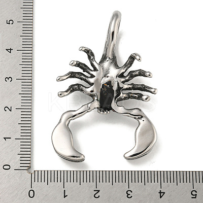 316 Surgical Stainless Steel Big Pendants STAS-Z073-118AS-1