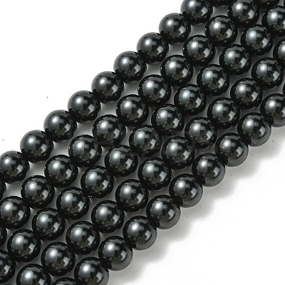 Eco-Friendly Dyed Glass Pearl Round Beads Strands HY-A002-8mm-RB080-1
