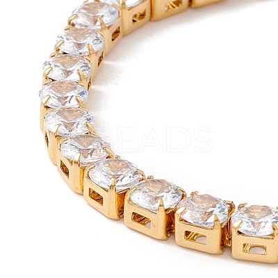 Classic Cubic Zirconia Tennis Bracelet BJEW-G639-01B-G-1