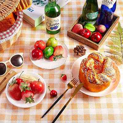 Portable Tartan Patern Non Woven Picnic Mat JX572A-02-1