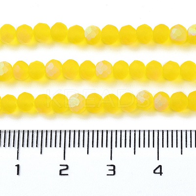 Transparent Glass Beads Strands EGLA-A034-T4mm-MB17-1