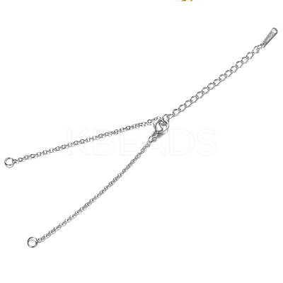 Tarnish Resistant 201 Stainless Steel Bracelet Making STAS-T040-PJ207-1-1