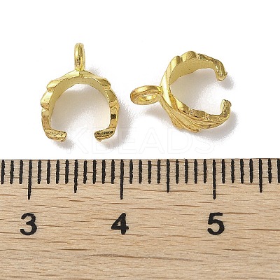 Alloy Ice Pick Pinch Bails FIND-E042-05G-1