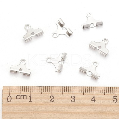 Tarnish Resistant 304 Stainless Steel Folding Crimp Ends STAS-M250-02-1