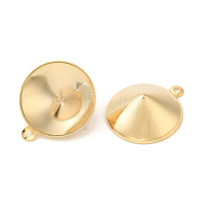 Ion Plating(IP) 304 Stainless Steel Pendant Pointed Back Rhinestone Settings STAS-U025-05E-G-1