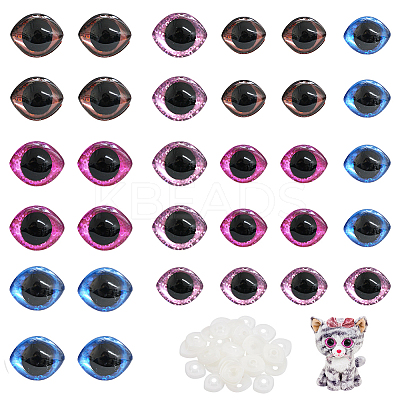 32 Bags 8 Styles DIY Doll Eye Making Kits DIY-PH0031-67-1