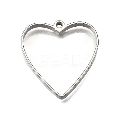304 Stainless Steel Pendants STAS-S181-01P-H-1