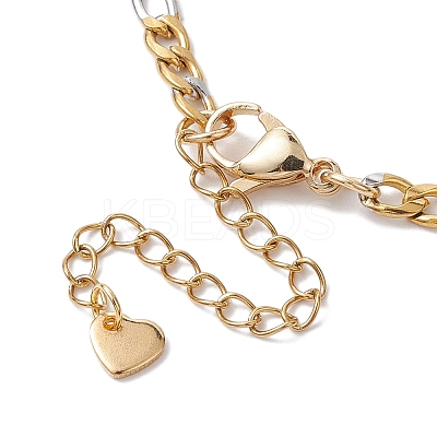304 Stainless Steel Figaro Chain Bracelet Makings AJEW-JB01283-1