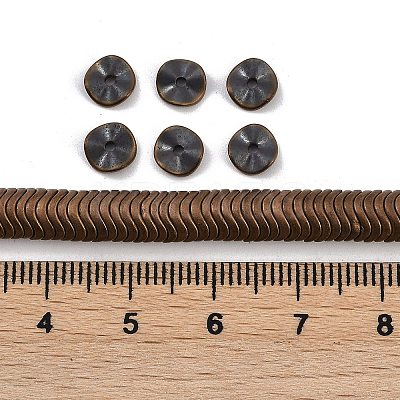 Electroplated Synthetic Non-magnetic Hematite Beads Strands G-H020-M01-22-1