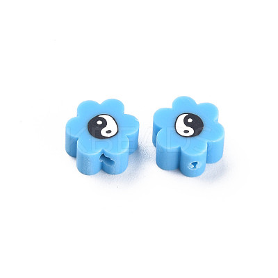 Handmade Polymer Clay Beads CLAY-N008-027B-1