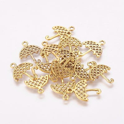 Tibetan Style Umbrella Pendants TIBEP-LF1300YKG-AG-LF-1