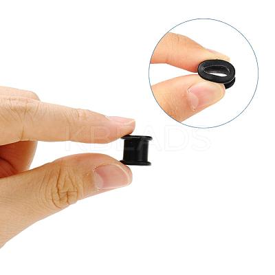 6Pcs 3 Colors Pulley Silicone Ear Gauges Flesh Tunnels Plugs FIND-YW0001-18C-1
