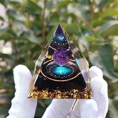 Orgonite Pyramid Resin Energy Generators PW-WG81790-06-1
