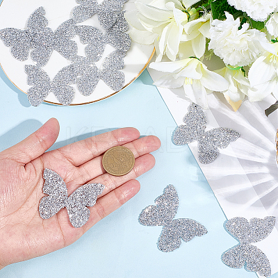 Resin Rhinestone Hotfix Rhinestone Iron on/Sew on Cloth Patches DIY-WH20063-030G-1