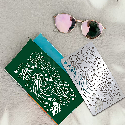 Stainless Steel Cutting Dies Stencils DIY-WH0242-257-1