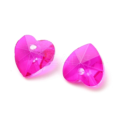 Romantic Valentines Ideas Glass Charms LS-G030V10mm-37-1