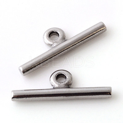 Tarnish Resistant 304 Stainless Steel Toggle Clasps LS-X-STAS-Q195-85-1