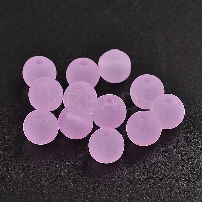 Transparent Acrylic Ball Beads FACR-R021-8mm-08-1