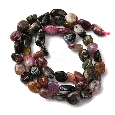 Natural Multicolor Tourmaline Beads Strands G-K395-A06-01-1
