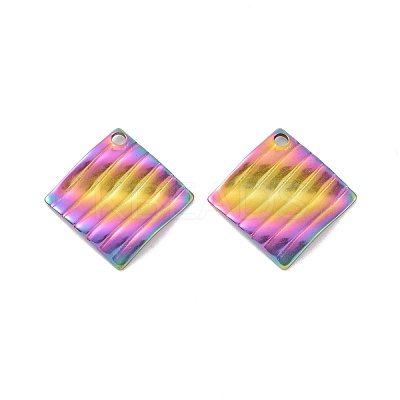 Ion Plating(IP) 304 Stainless Steel Pendants STAS-E161-04RC-1