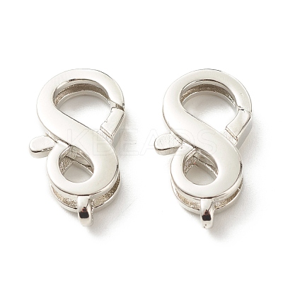 Eco-Friendly Brass Lobster Claw Clasps KK-G405-07P-RS-1