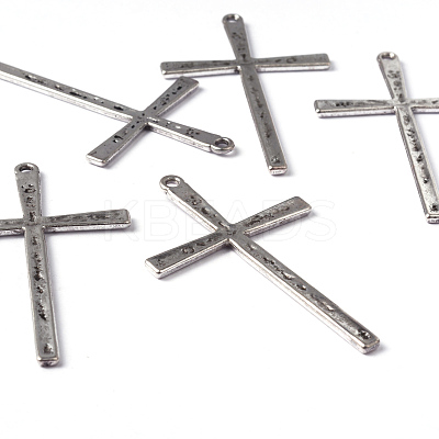 Tibetan Style Alloy Cross Large Pendants LS-EAAA0100Y-NF-1
