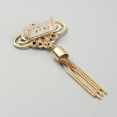 Alloy Rhinestone Bag Decorative Buckle Clip FIND-WH0111-190-1