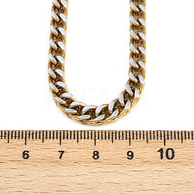 5MM 304 Stainless Steel Wheat Chain Necklaces for Women Men NJEW-Z093-04G-1