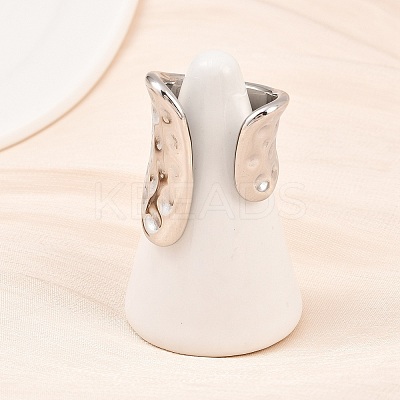 304 Stainless Steel Cuff Open Rings RJEW-D336-02P-1