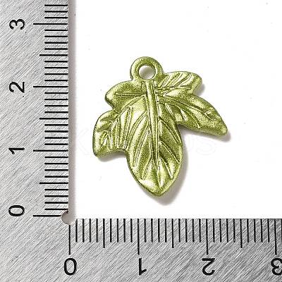 Painting Alloy Pendants PALLOY-B015-05-1