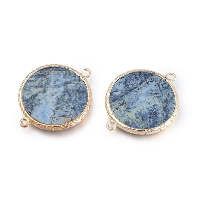 Natural Blue Spot Jasper Links connectors G-L514-025A-1