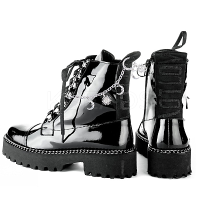 4Pcs 2 Styles Alloy Shoes Charms HJEW-DR00294-1