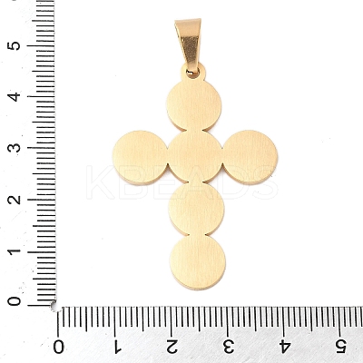 304 Stainless Steel Saint Benedict Medal Cross Pendants STAS-F012-12G-1