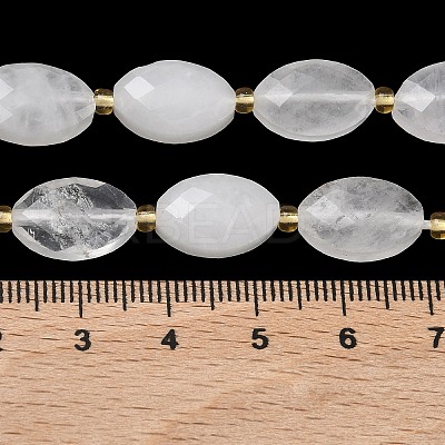Natural Quartz Crystal Beads Strands G-A295-A13-01-1