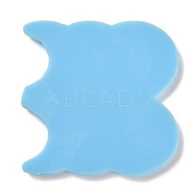 Moon Shape Holographic Pendant DIY Silicone Mold DIY-K063-11-1