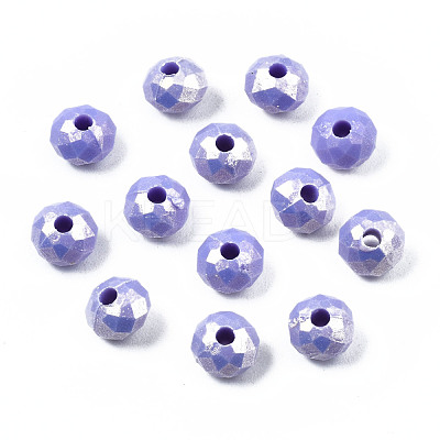 Spray Painted Acrylic Beads MACR-S280-03-1